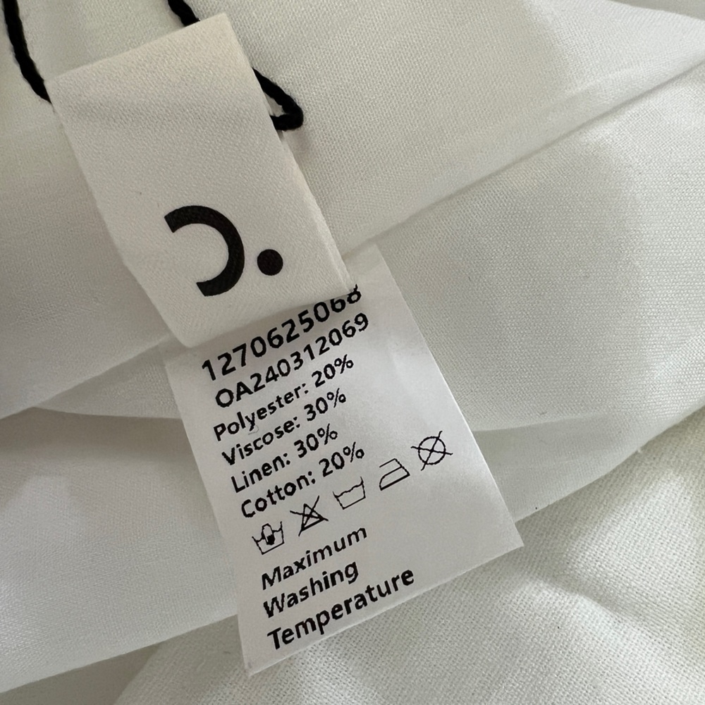 Commense Cotton & Linen Solid Maxi Skirt - Picture 13 of 13